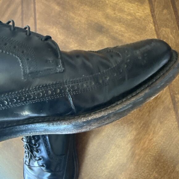 Florsheim Imperial Black Leather Men\'s 9 D Oxford Dress Shoes 92654 Nice! main image 10